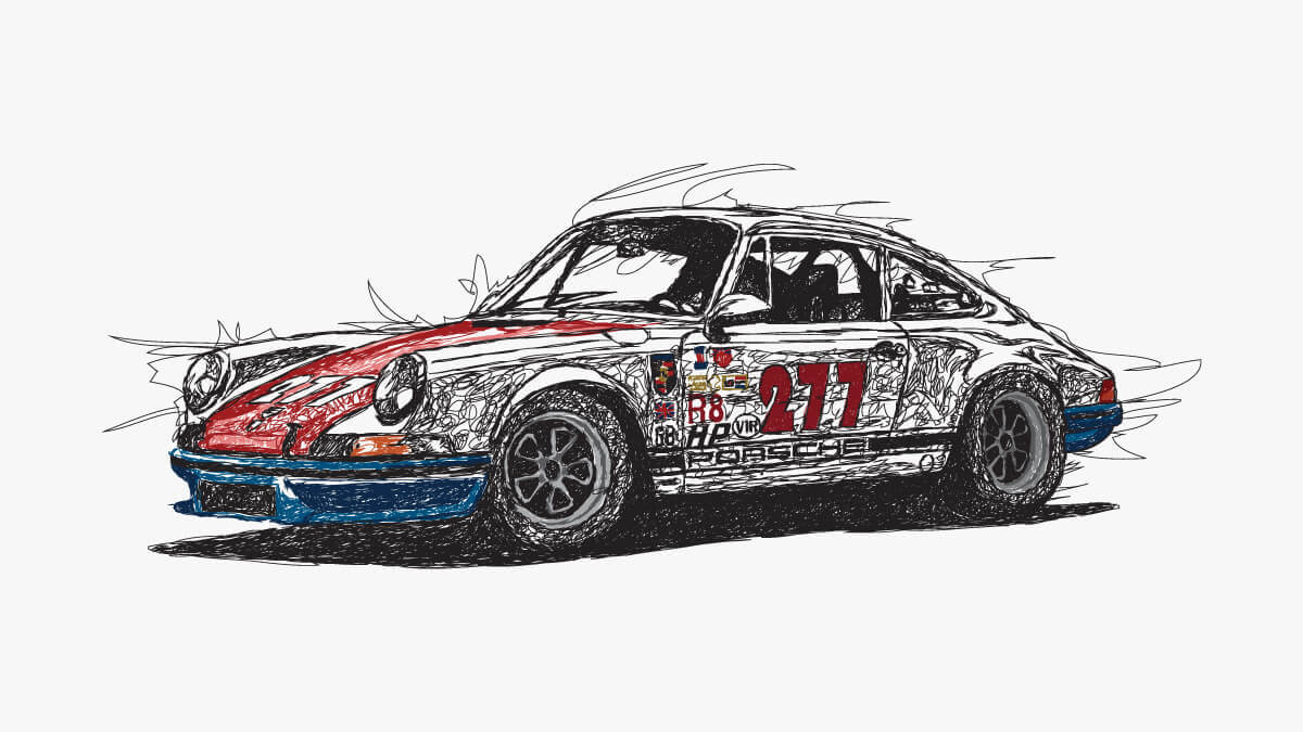 Magnus Walker 277 Illustration